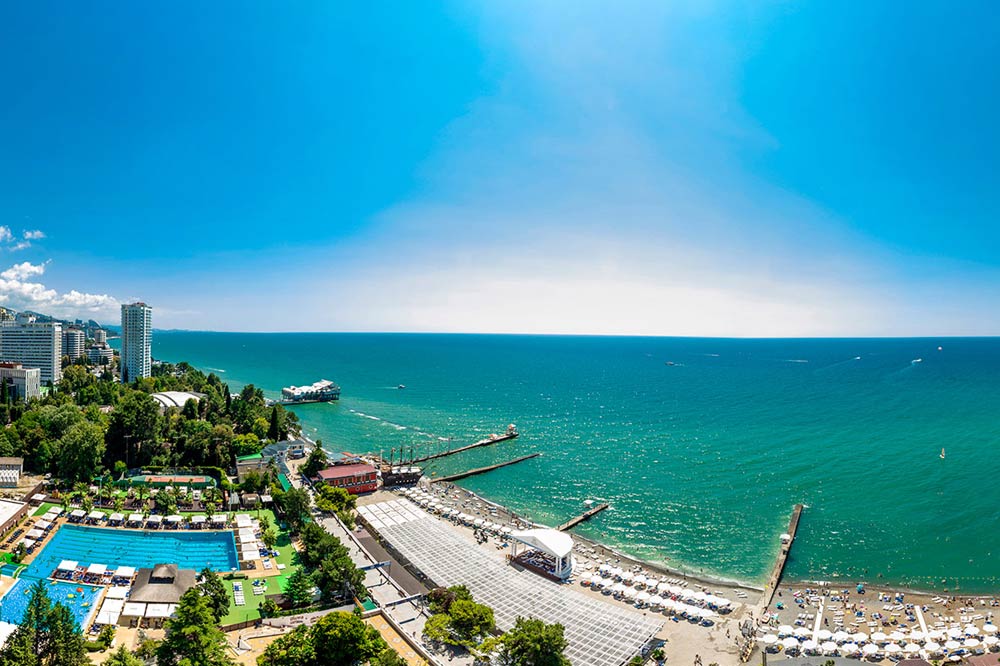 Черное море, вид на Сочи
